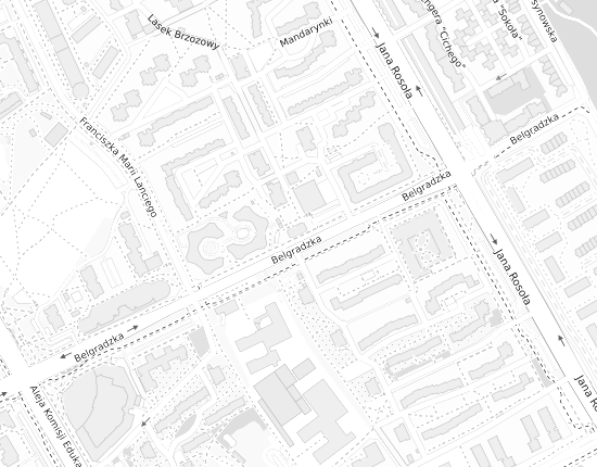 Mapa z adresem organizacji