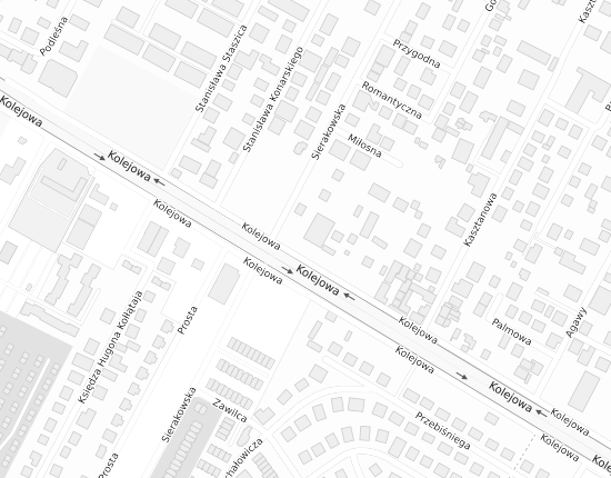 Mapa z adresem organizacji