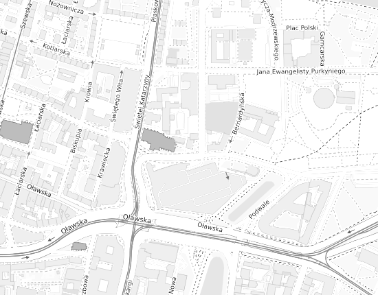 Mapa z adresem organizacji