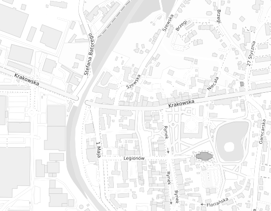 Mapa z adresem organizacji