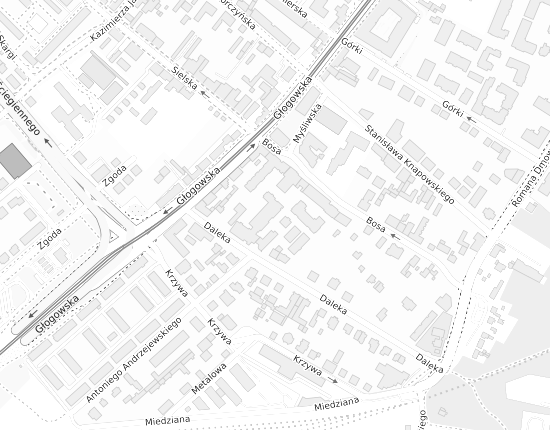 Mapa z adresem organizacji