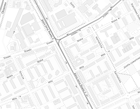 Mapa z adresem organizacji