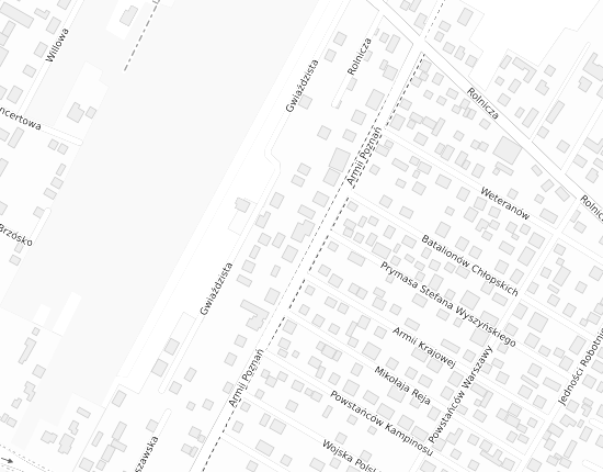 Mapa z adresem organizacji