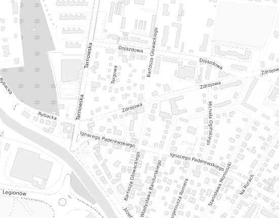 Mapa z adresem organizacji