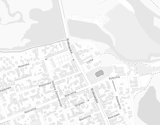 Mapa z adresem organizacji