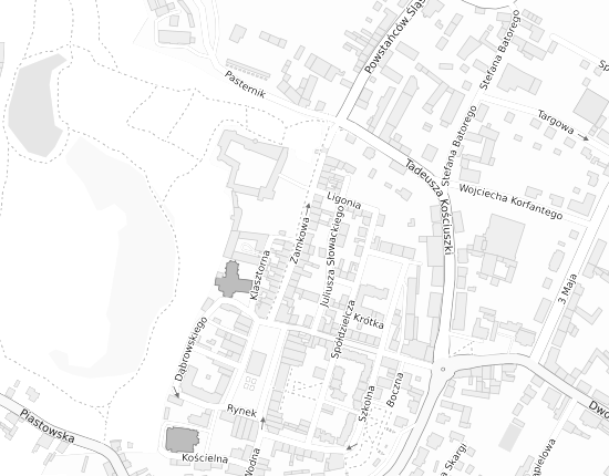 Mapa z adresem organizacji