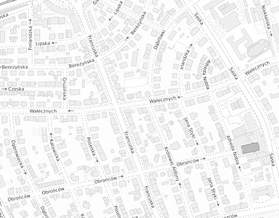 Mapa z adresem organizacji
