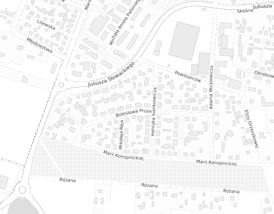 Mapa z adresem organizacji