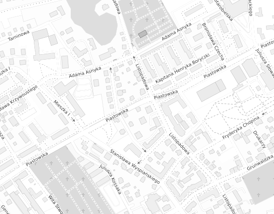 Mapa z adresem organizacji