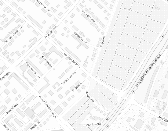 Mapa z adresem organizacji