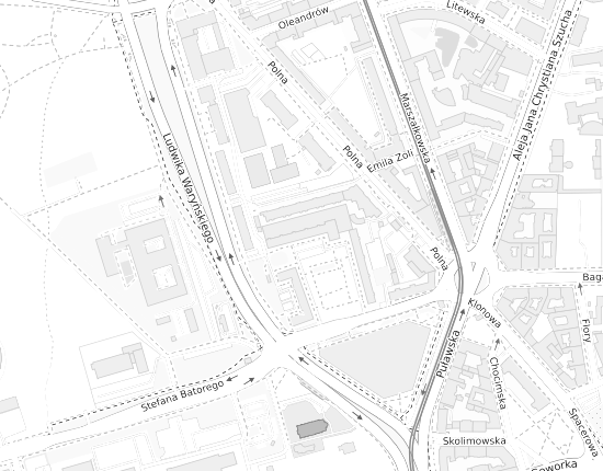 Mapa z adresem organizacji