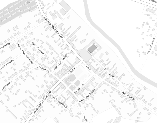 Mapa z adresem organizacji