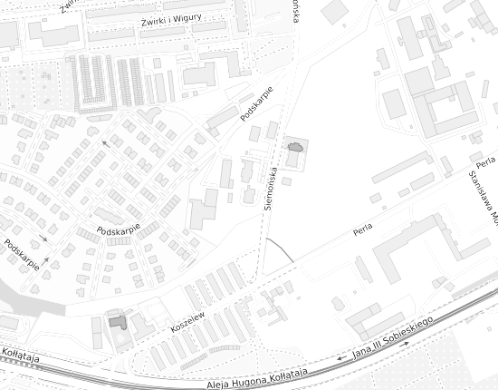 Mapa z adresem organizacji