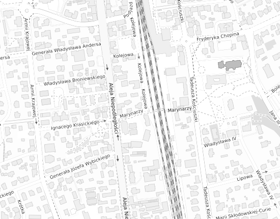 Mapa z adresem organizacji