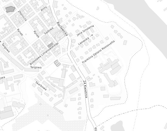 Mapa z adresem organizacji