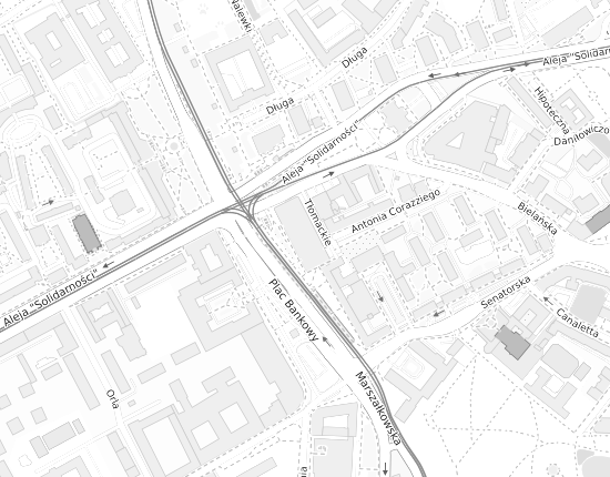 Mapa z adresem organizacji