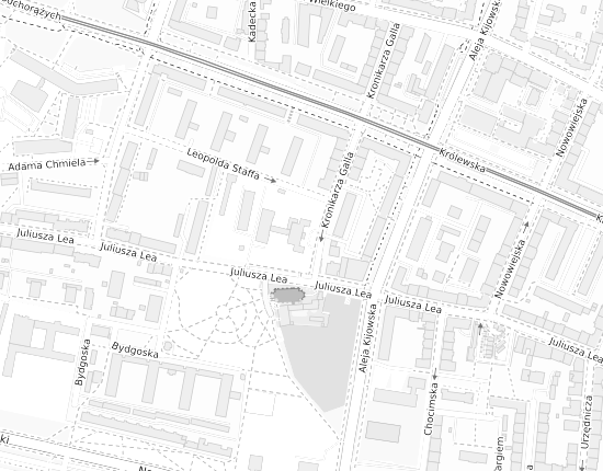 Mapa z adresem organizacji