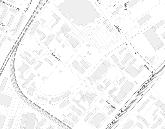 Mapa z adresem organizacji
