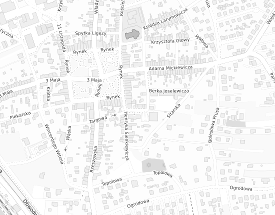Mapa z adresem organizacji