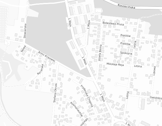 Mapa z adresem organizacji