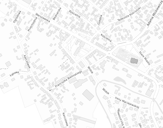 Mapa z adresem organizacji