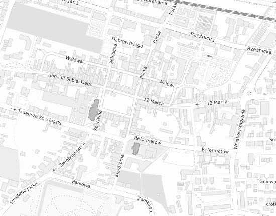 Mapa z adresem organizacji