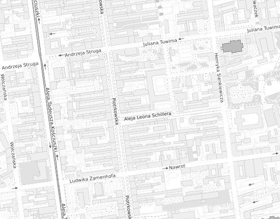 Mapa z adresem organizacji