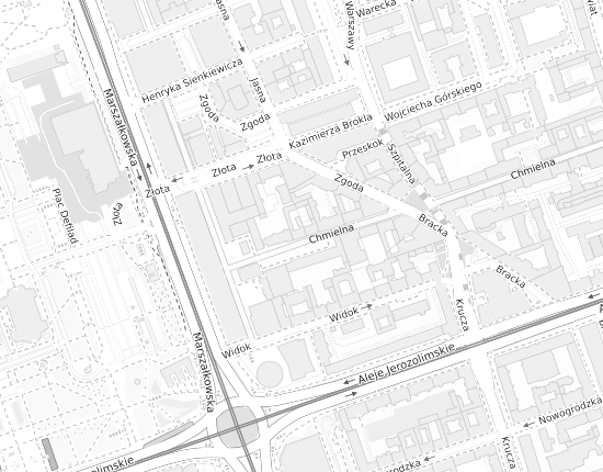 Mapa z adresem organizacji