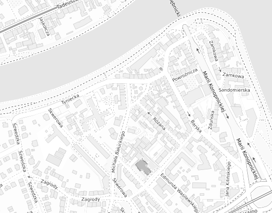 Mapa z adresem organizacji