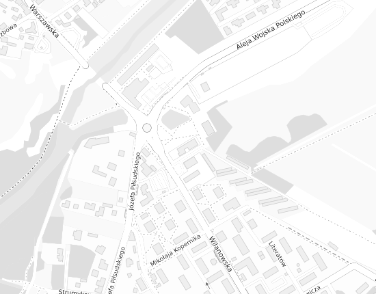 Mapa z adresem organizacji