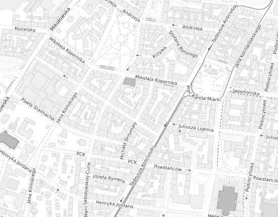 Mapa z adresem organizacji