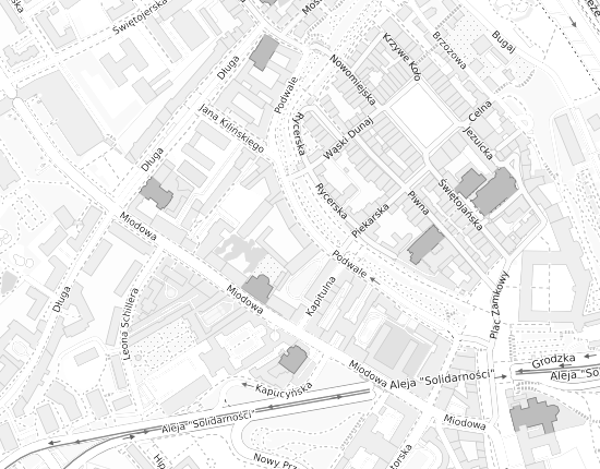 Mapa z adresem organizacji