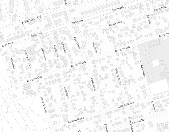 Mapa z adresem organizacji