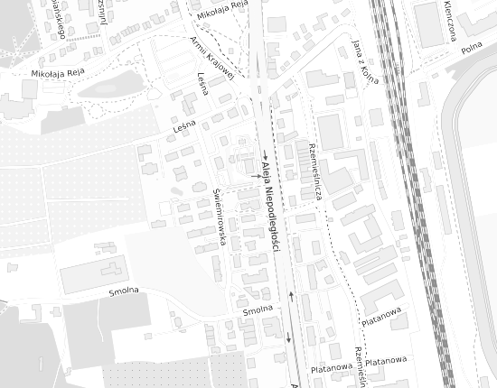 Mapa z adresem organizacji
