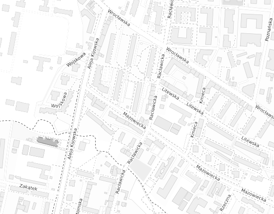 Mapa z adresem organizacji
