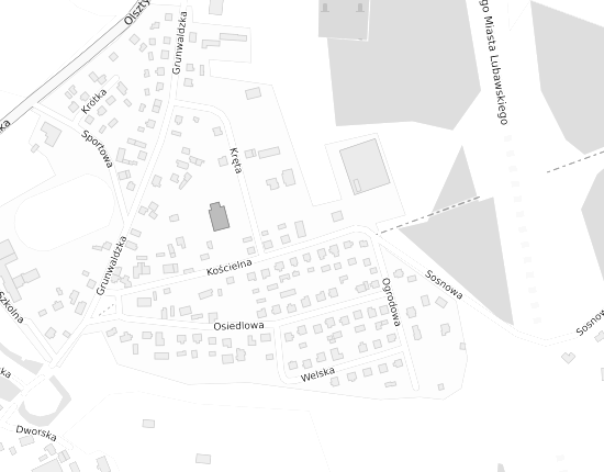Mapa z adresem organizacji