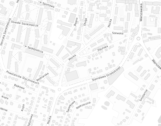 Mapa z adresem organizacji