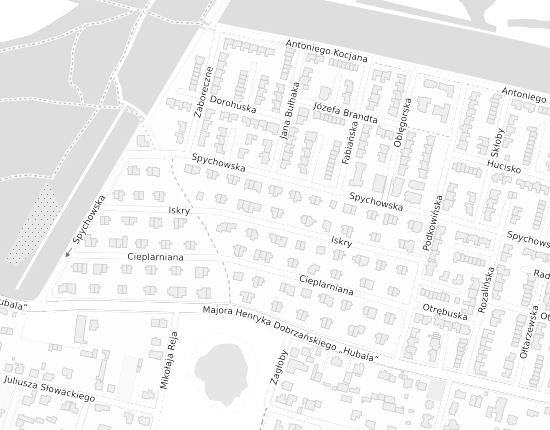 Mapa z adresem organizacji
