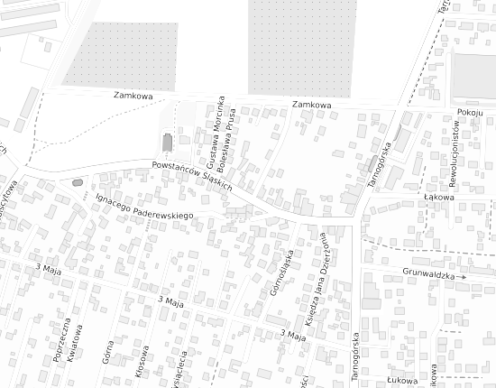 Mapa z adresem organizacji
