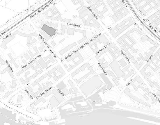 Mapa z adresem organizacji