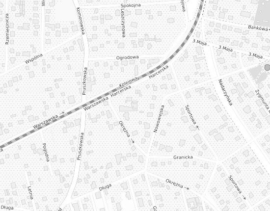 Mapa z adresem organizacji