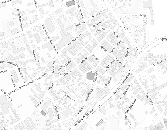Mapa z adresem organizacji