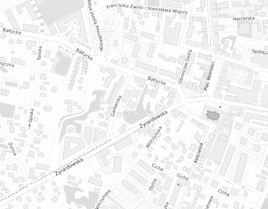 Mapa z adresem organizacji