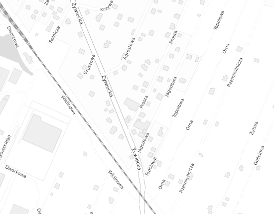 Mapa z adresem organizacji