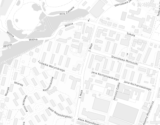 Mapa z adresem organizacji