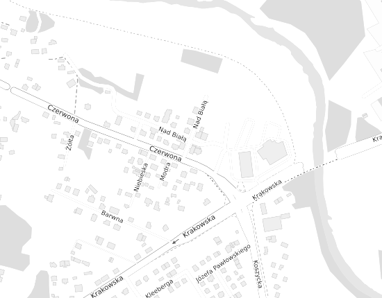 Mapa z adresem organizacji