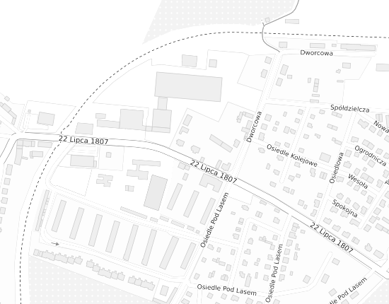 Mapa z adresem organizacji