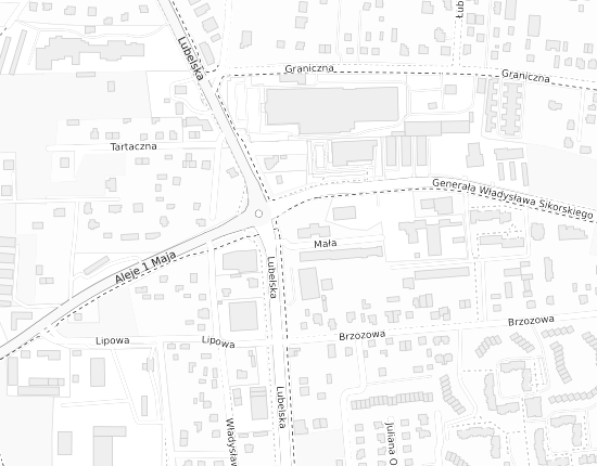 Mapa z adresem organizacji