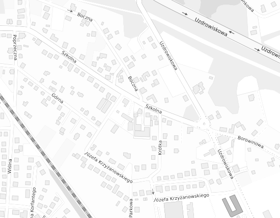 Mapa z adresem organizacji