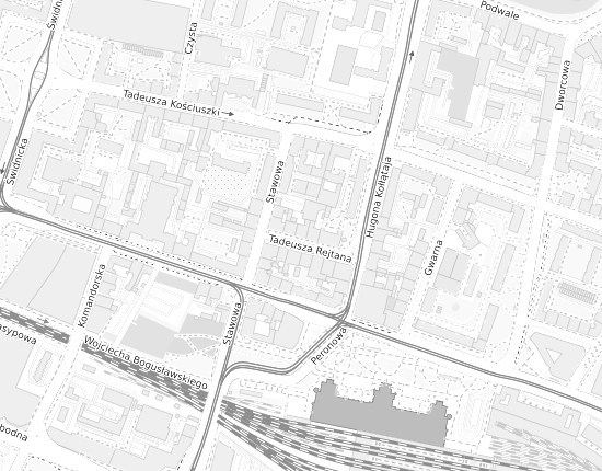 Mapa z adresem organizacji